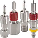 派克CPI系列快換陽接頭 - 不銹鋼快換接頭，用于氣體、流體介質(zhì)，可耐真空或者壓力應(yīng)用