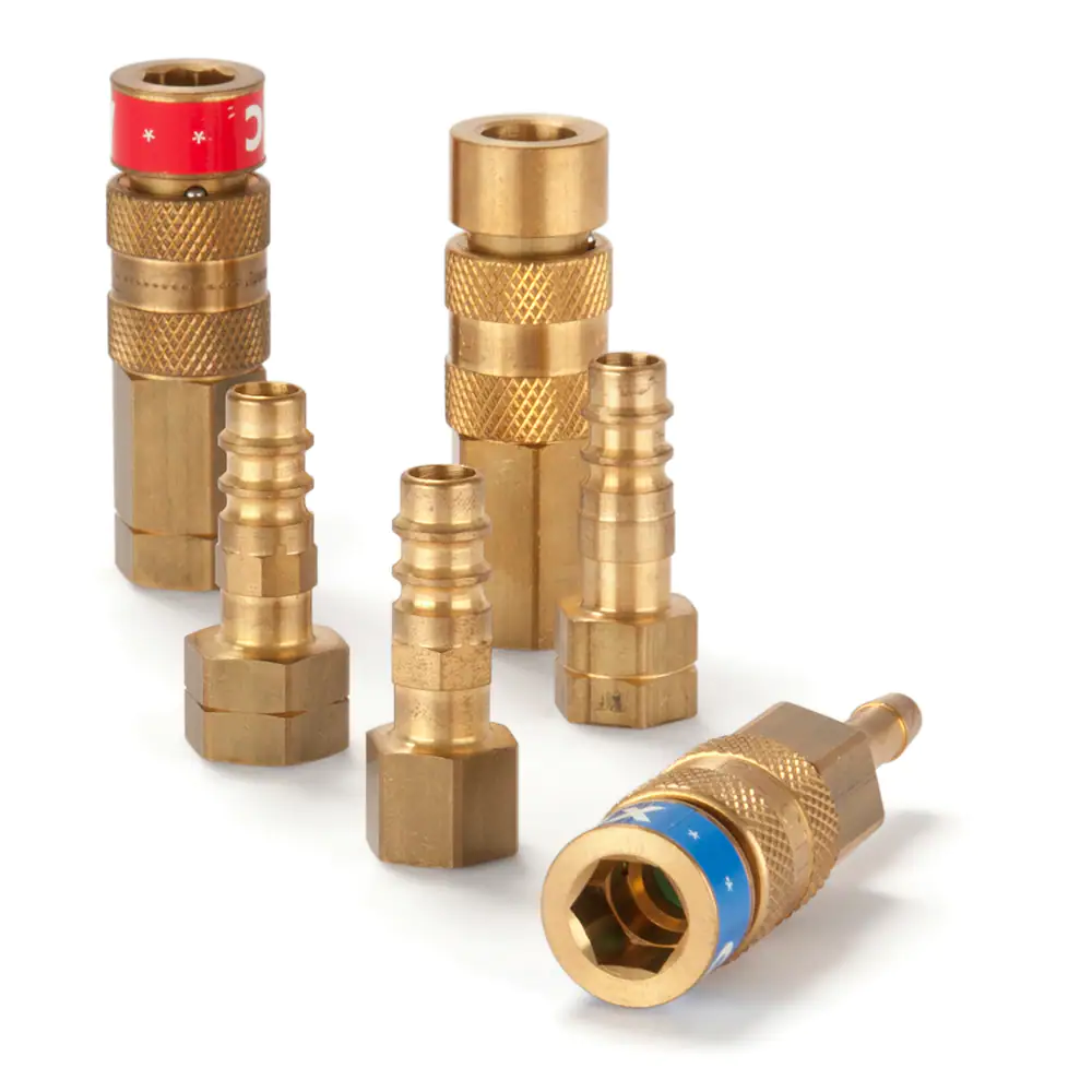 派克65-67 系列，帶標(biāo)識系統(tǒng)的快換，專為燃氣以及氧氣應(yīng)用而設(shè)計