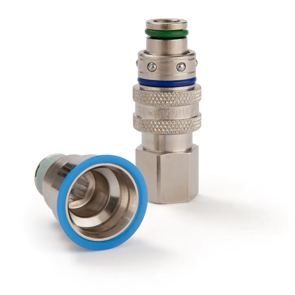 派克608/612系列快換接頭，符合法國標準結構