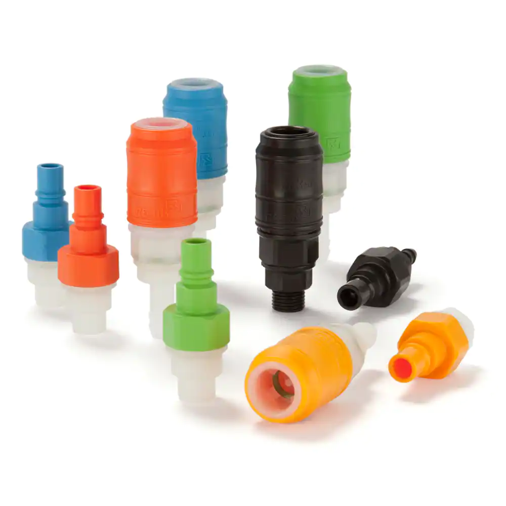 派克48系列快換接頭，使用熱塑材料，符合派克結(jié)構(gòu)設(shè)計